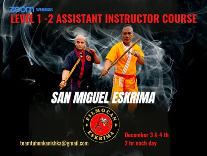San Miguel Eskrima Level 1-2 Assistant Instructor Course Webinar